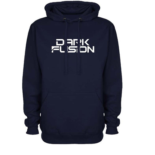 Dark Fusion White Logo Hoody