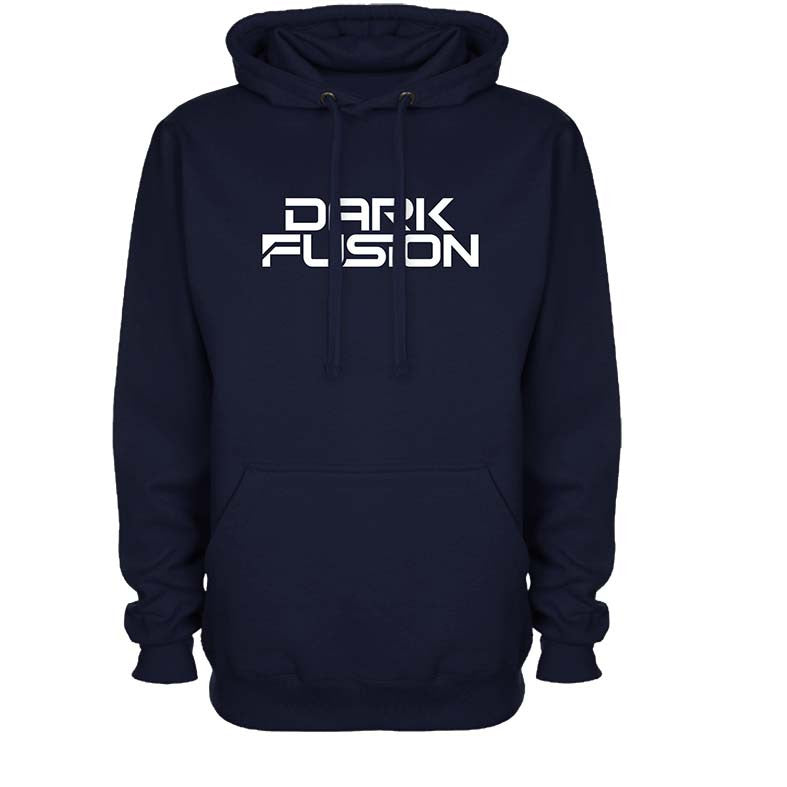Dark Fusion White Logo Hoody